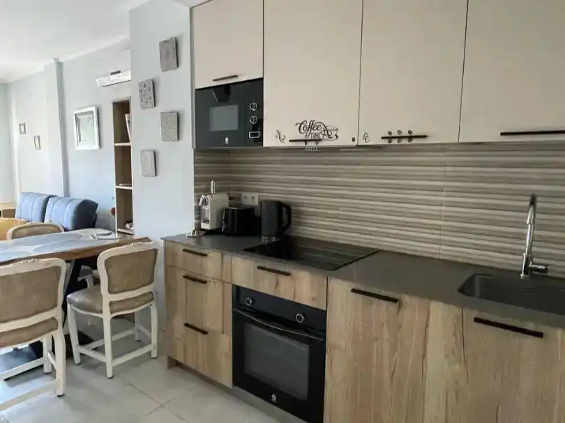 Küche von Wohnungen zur Miete in Calpe / Calp mit Klimaanlage, Schwimmbad und Balkon