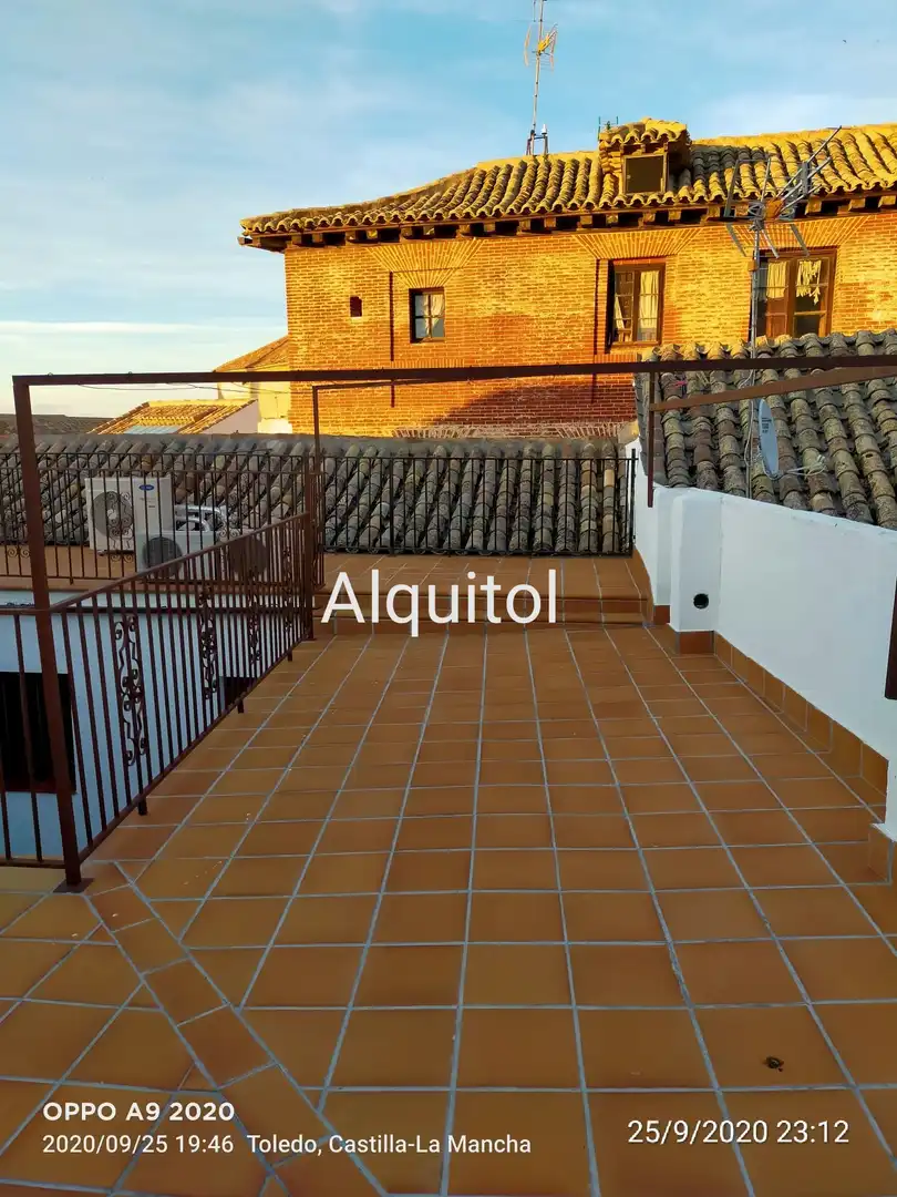 Terrace of Flat for rent in Toledo  with Air Conditioner, Heating and Terrace