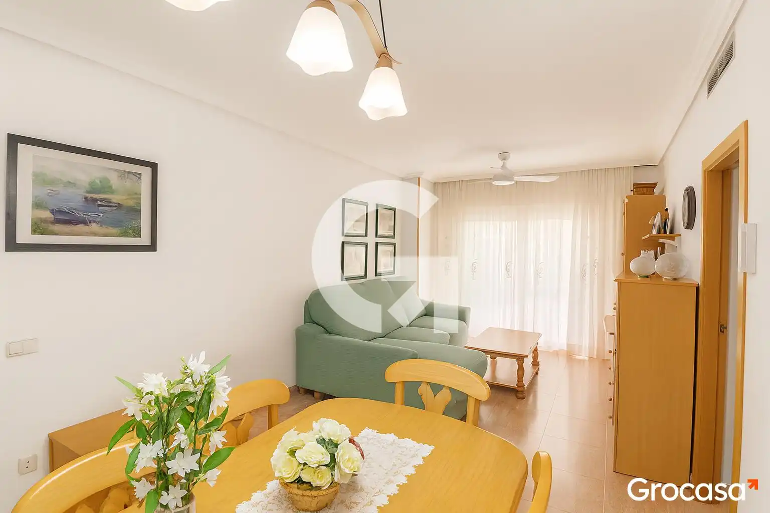Sala de estar de Planta baja en venta en Calafell con Calefacción, Terraza y Trastero