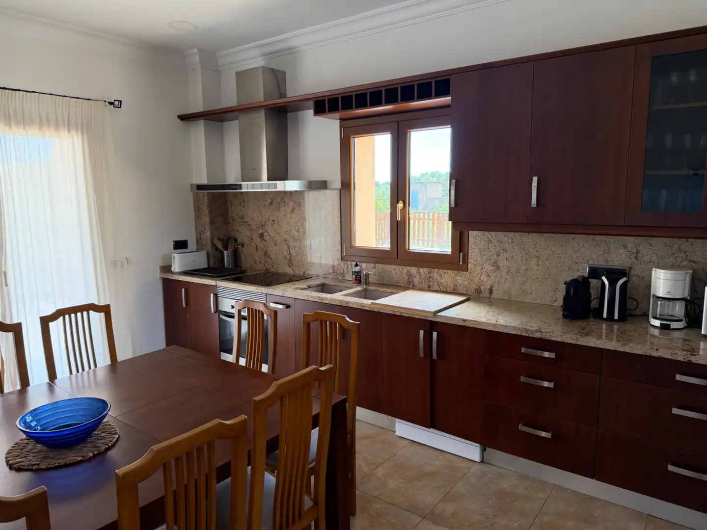 Cocina de Finca rústica de alquiler en Manacor con Aire acondicionado, Calefacción y Jardín privado