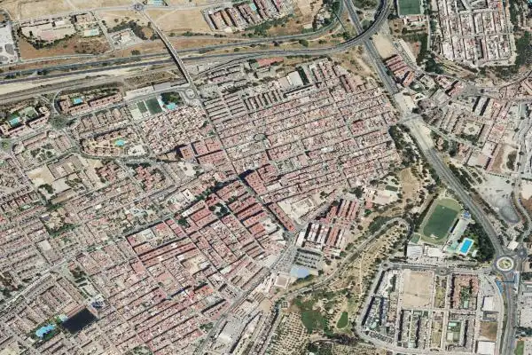 Vista exterior de Piso en venta en San Juan de Aznalfarache