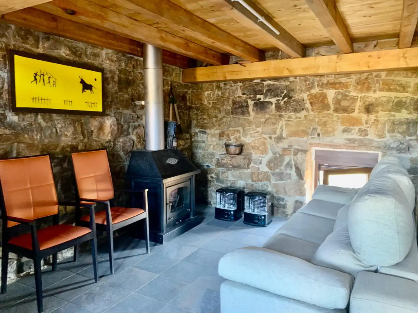 Sala de estar de Casa o chalet en venta en San Roque de Riomiera con Jardín privado