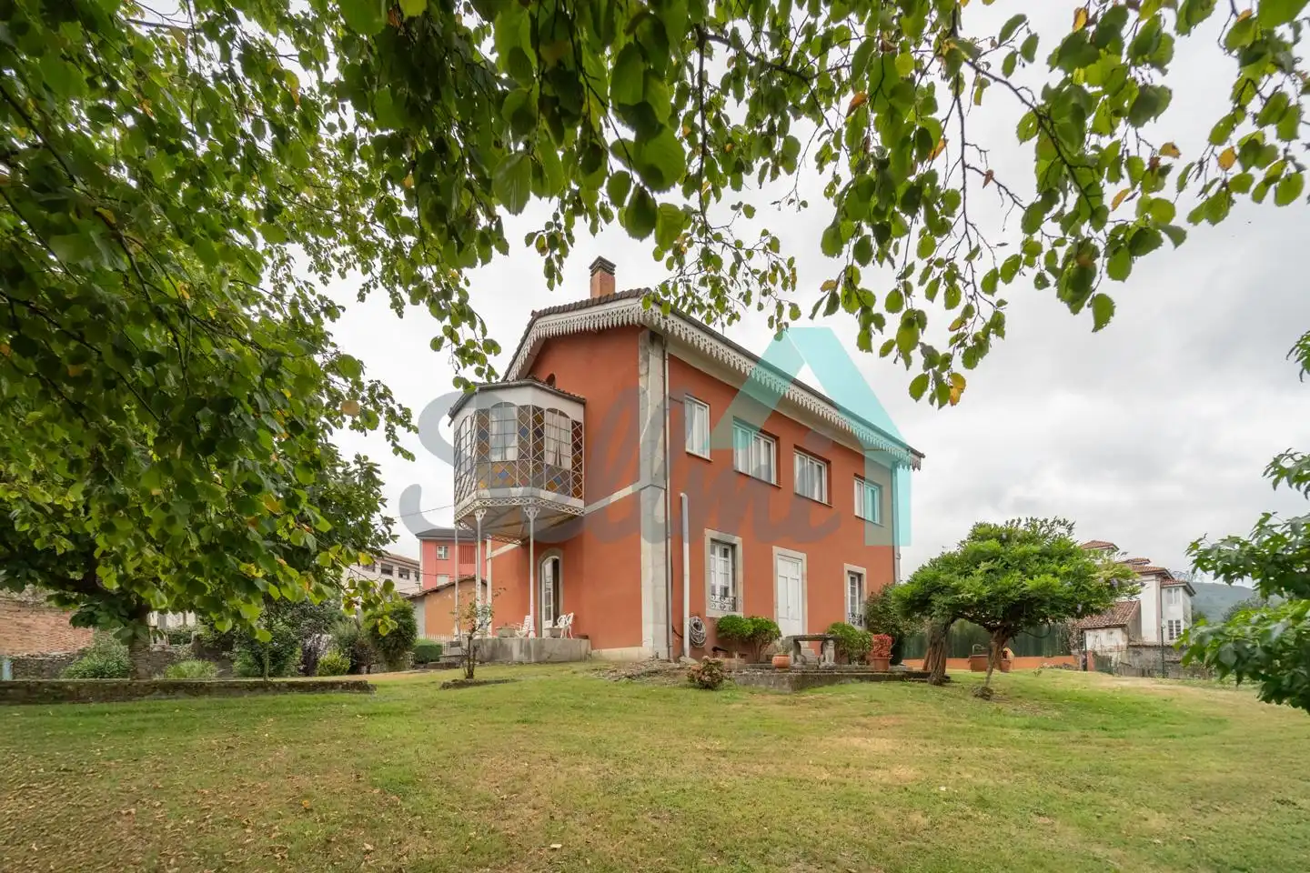 Vista exterior de Casa o chalet en venta en Ribera de Arriba con Jardín privado, Terraza y Balcón