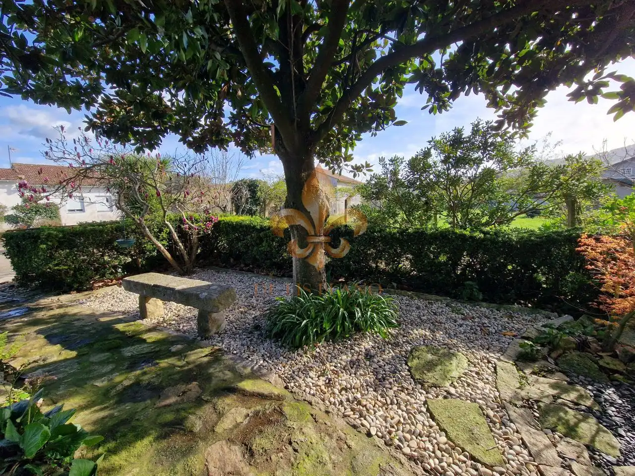 Jardí de Casa o xalet en venda en O Rosal   amb Calefacció, Jardí privat i Terrassa