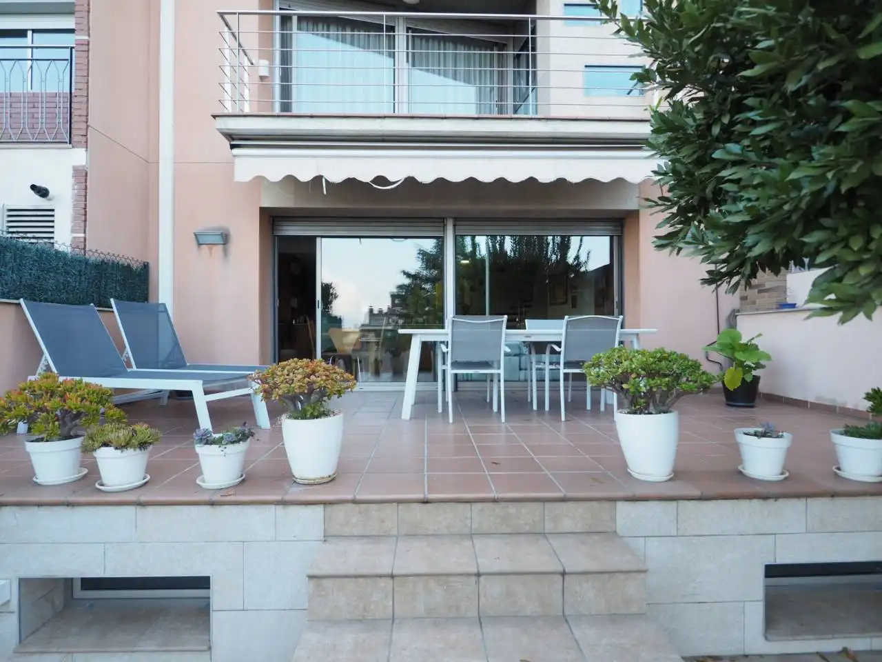 Terrassa de Casa adosada en venda en Granollers amb Calefacció, Jardí privat i Terrassa