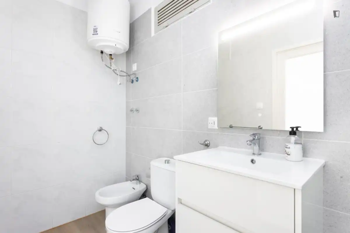 Bany de Apartament de lloguer en Candelaria amb Moblat, Forn i Rentadora
