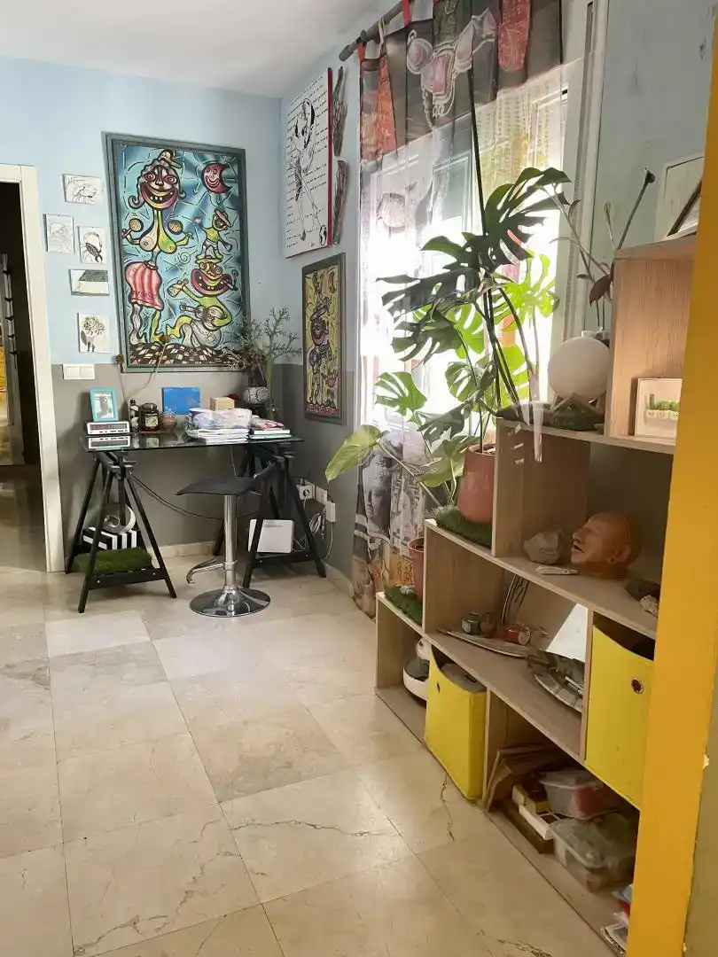 Sala d'estar de Casa adosada en venda en  Córdoba Capital amb Aire condicionat i Balcó