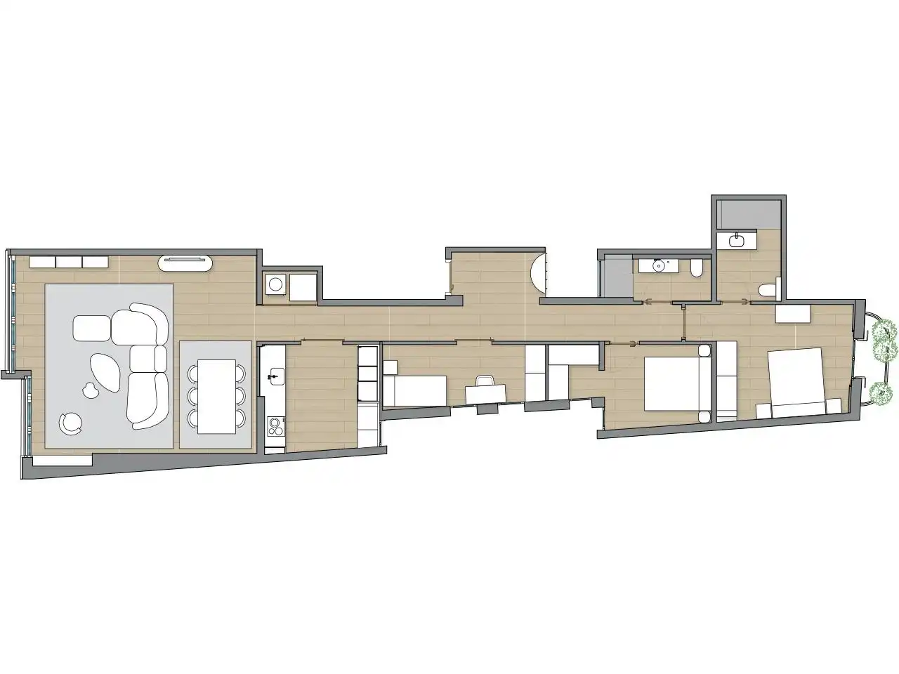 Piso con terraza en venta en Carrer Carrer Aribau 306, imagen 34
