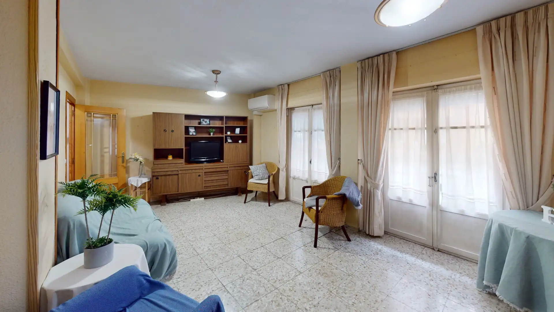 Sala de estar de Piso en venta en Alicante / Alacant con Aire acondicionado y Amueblado
