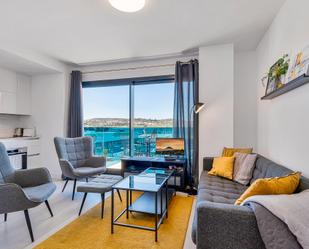 Sala d'estar de Apartament en venda en Mijas amb Aire condicionat i Terrassa