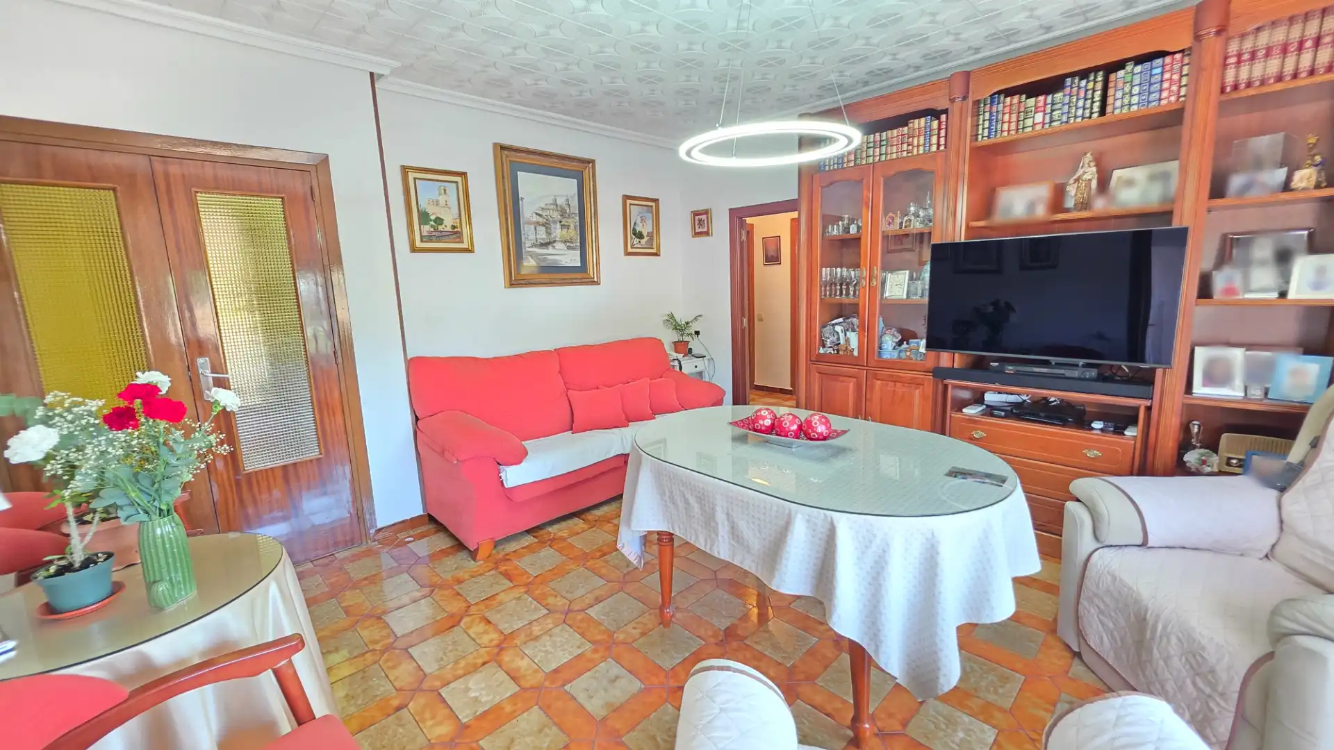 Sala d'estar de Pis en venda en Jaén amb Aire condicionat, Calefacció i Moblat