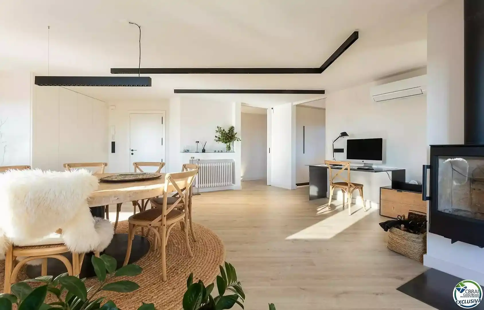 Sala de estar de Piso en venta en Figueres con Aire acondicionado, Calefacción y Terraza