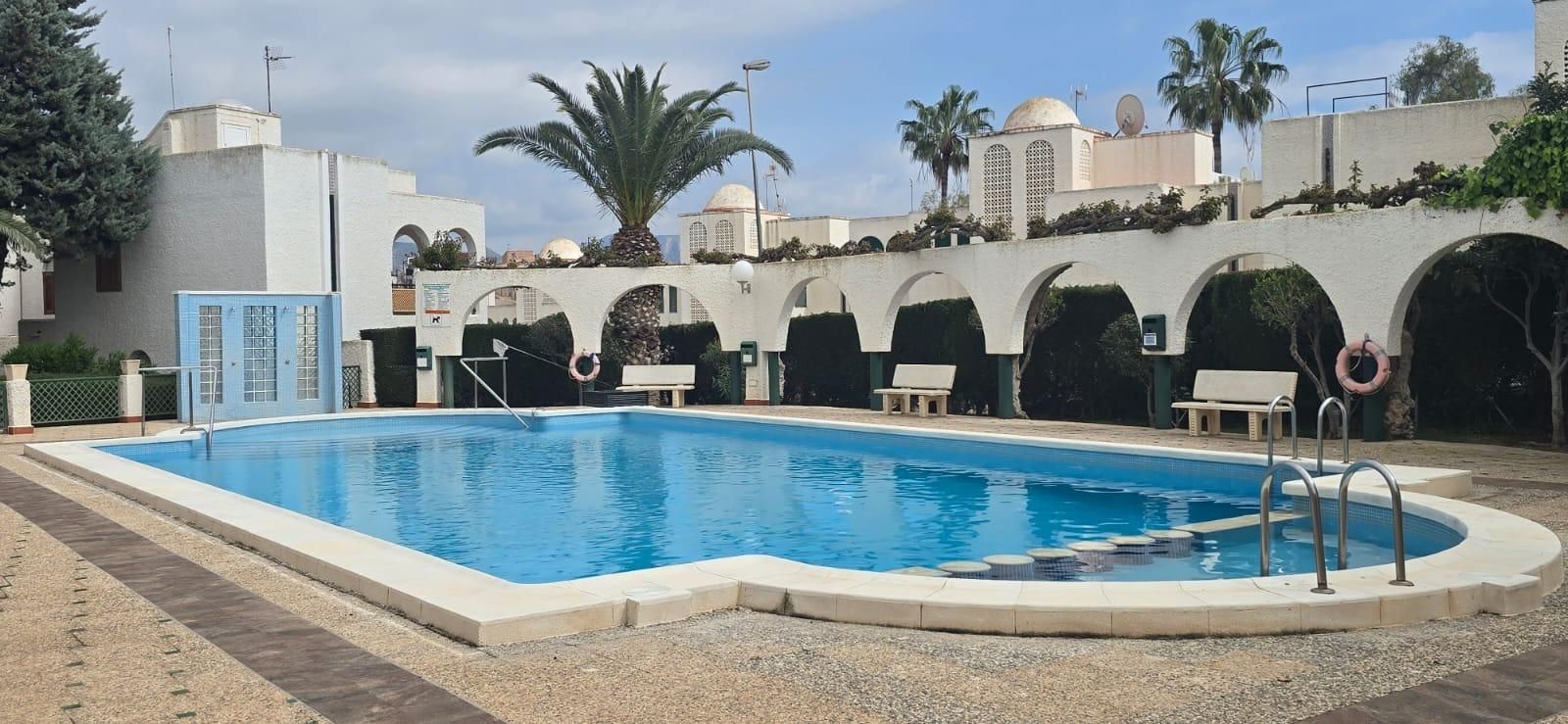 Piscina de Apartament en venda en Mazarrón amb Aire condicionat, Terrassa i Moblat