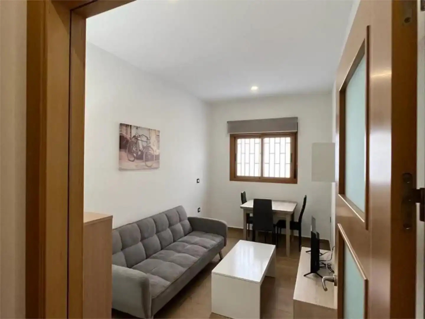 Living room of Flat for rent in Melilla  with Air Conditioner and Furnished