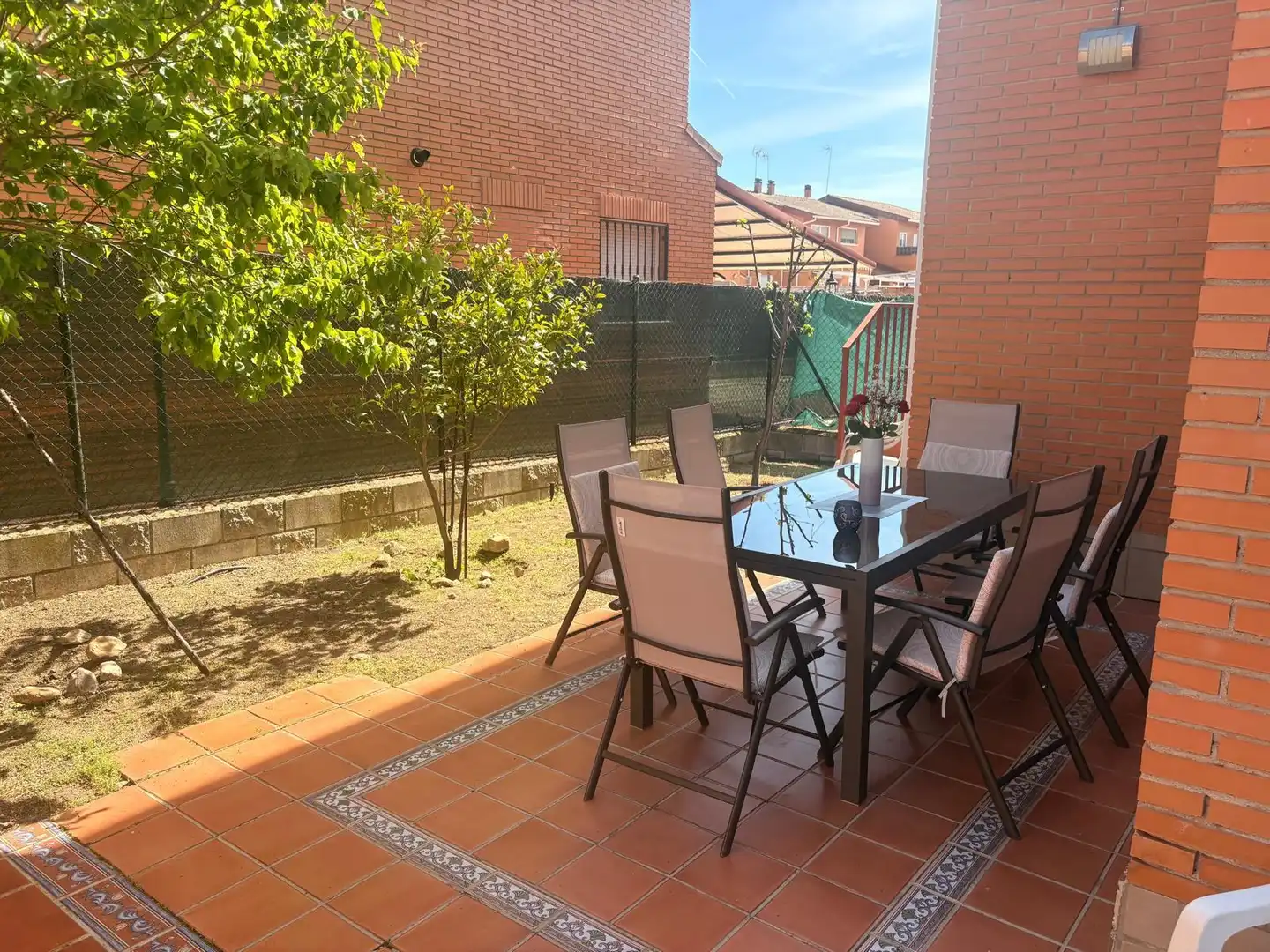 Terrace of Detached homes for sale in Villa del Prado  with Heating, Private garden and Storage room
