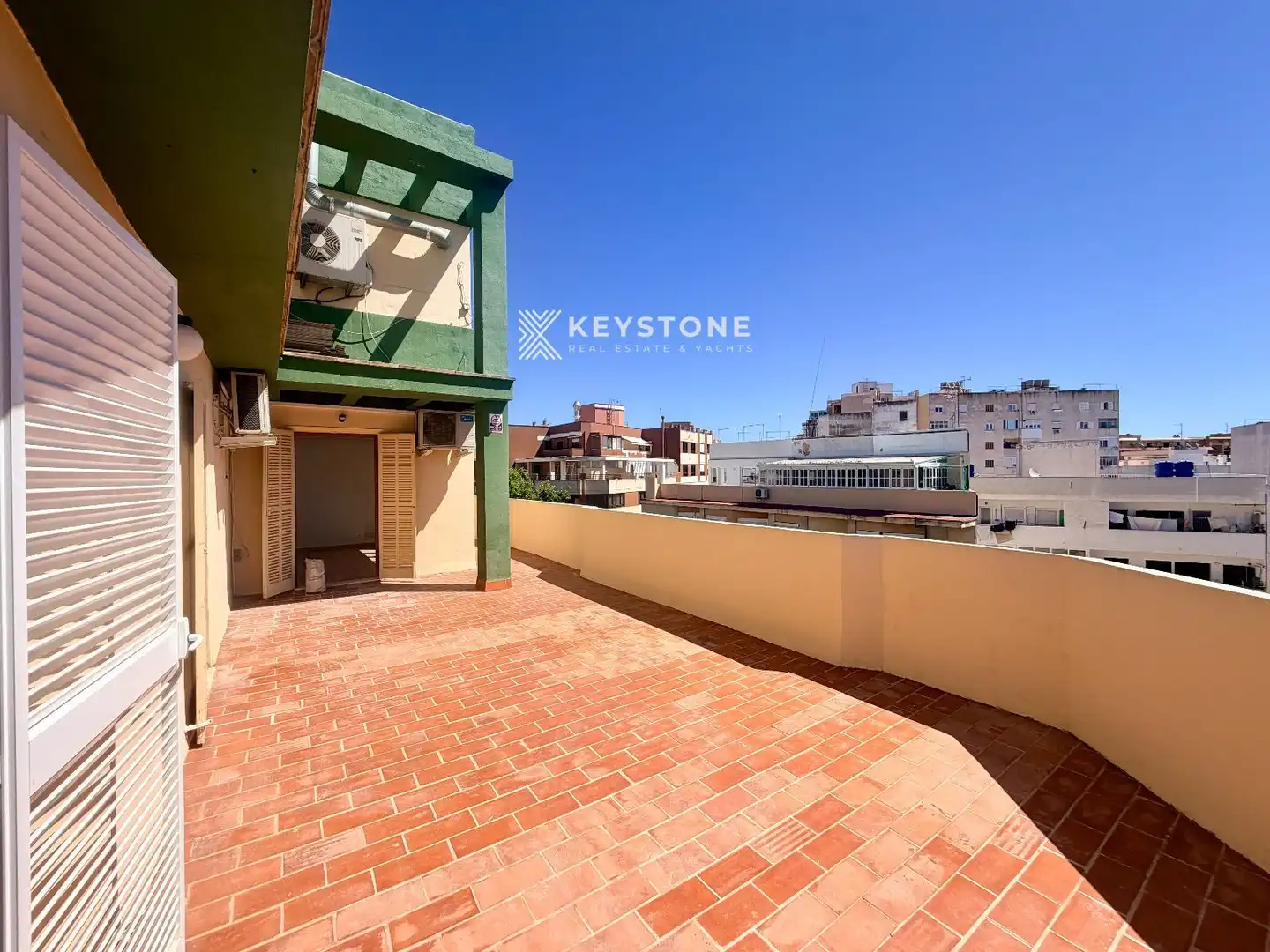 Terrasse von Dachboden zur Miete in  Palma de Mallorca mit Klimaanlage und Terrasse