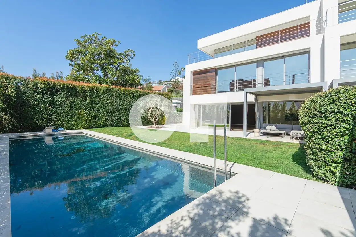 Garden of Detached homes for sale in Esplugues de Llobregat  with Air Conditioner, Heating and Private garden