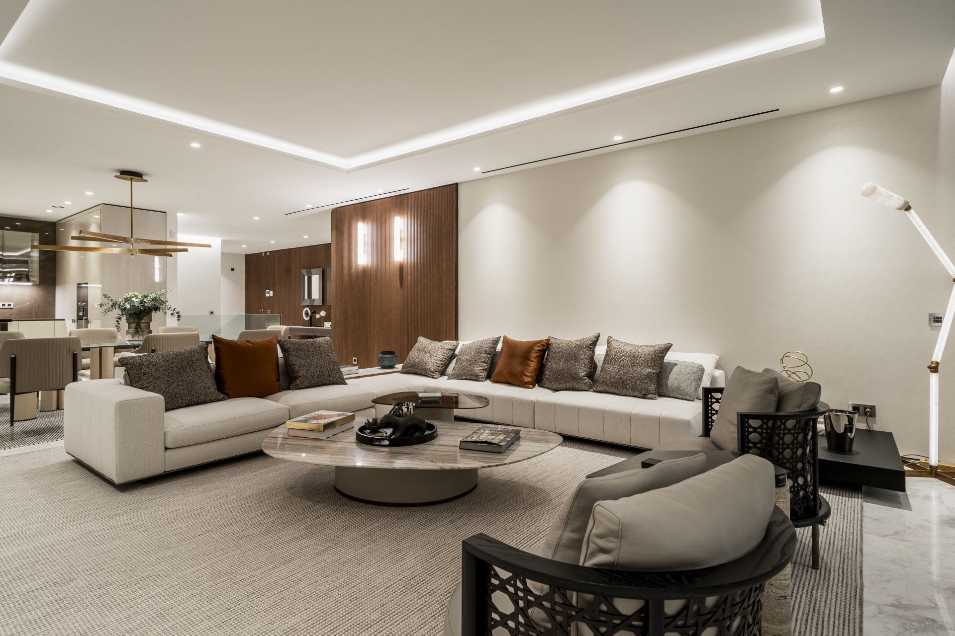 Living room of Duplex for sale in Marbella  with Air Conditioner, Terrace and Swimming Pool
