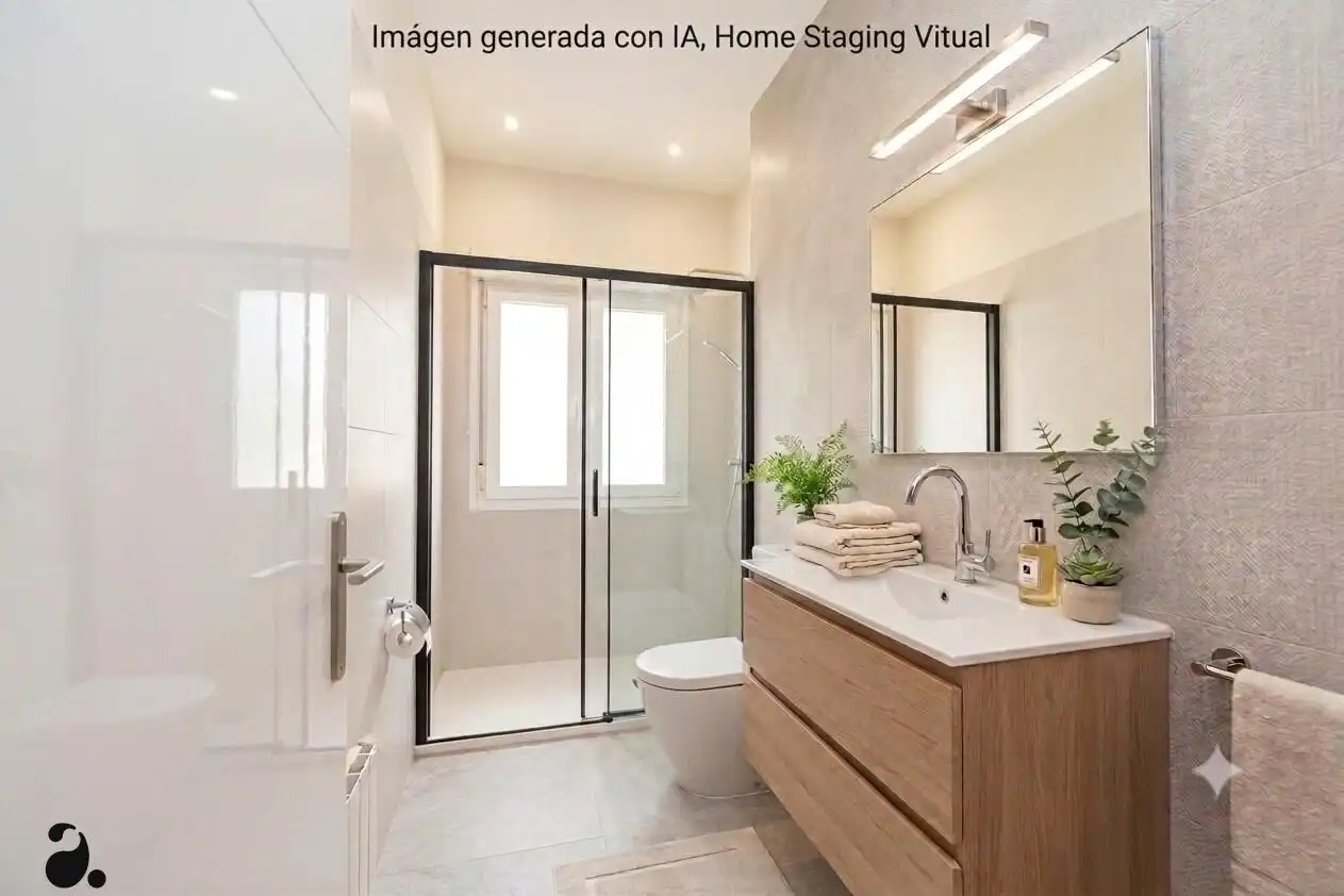 Bathroom of Flat for sale in Madrid  with Air Conditioner, Heating and Parquet flooring