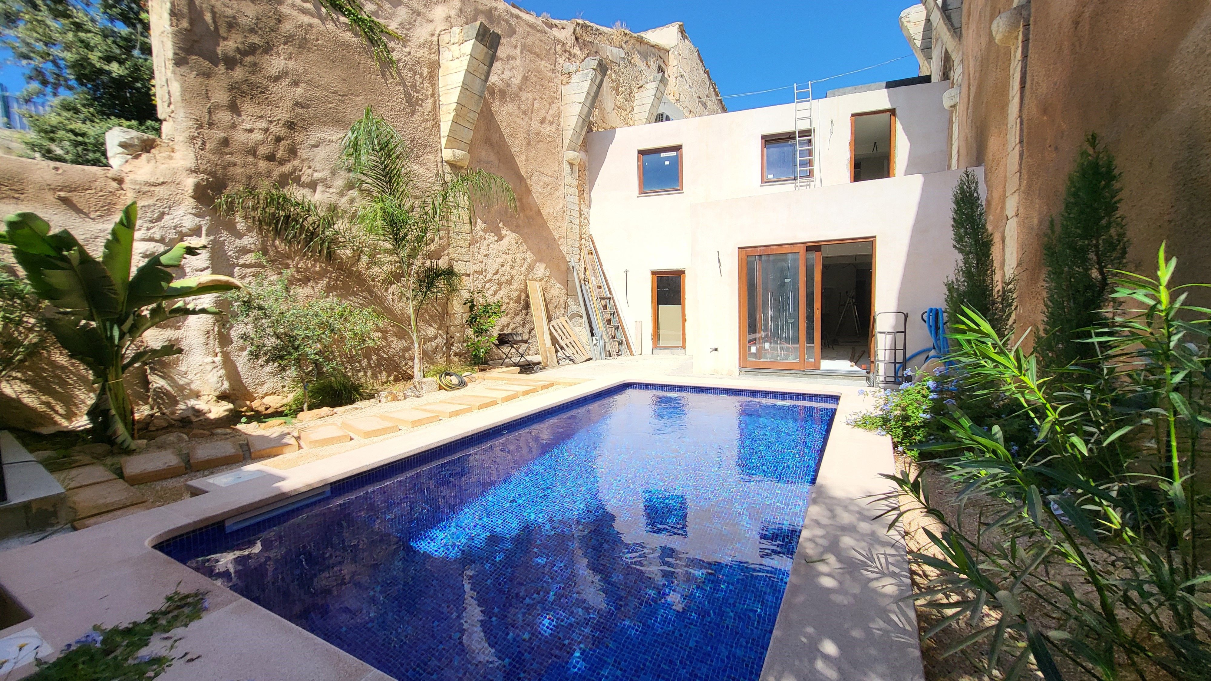 Swimming pool of Single-family semi-detached for sale in Binissalem  with Air Conditioner and Swimming Pool