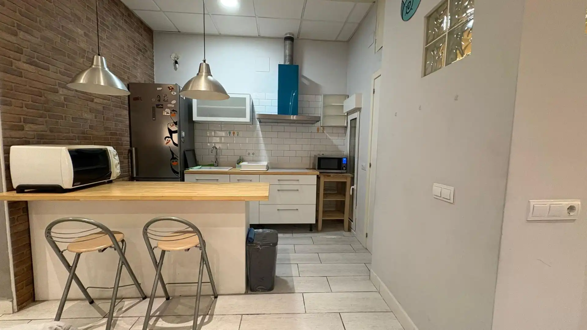 Küche von Wohnung zur Miete in Málaga mit Klimaanlage und Möbliert