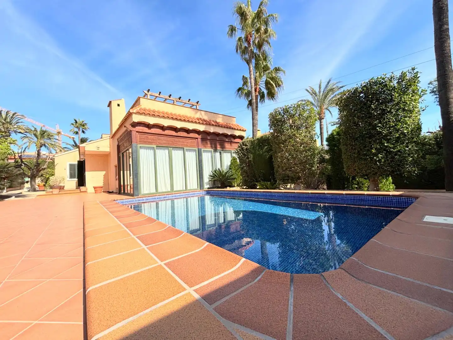 Schwimmbecken von Haus oder Chalet zum Verkauf in Benidorm mit Klimaanlage, Terrasse und Schwimmbad