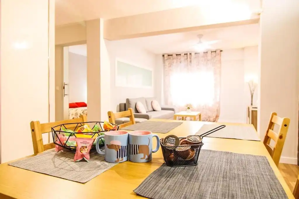 Wohnzimmer von Wohnung zur Miete in Murcia mit Klimaanlage und Möbliert