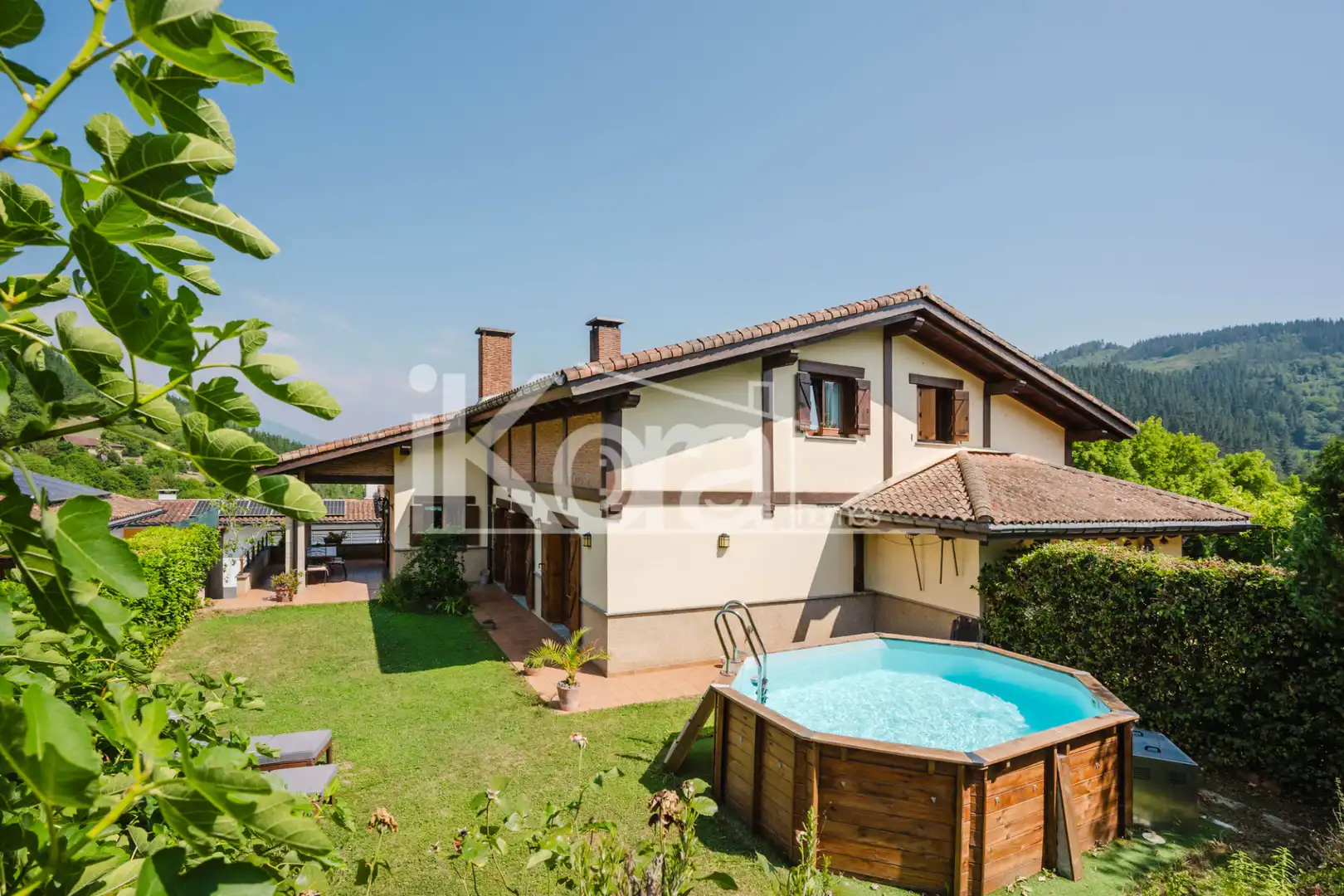 Jardín de Casa adosada en venta en Bergara con Calefacción, Jardín privado y Parquet