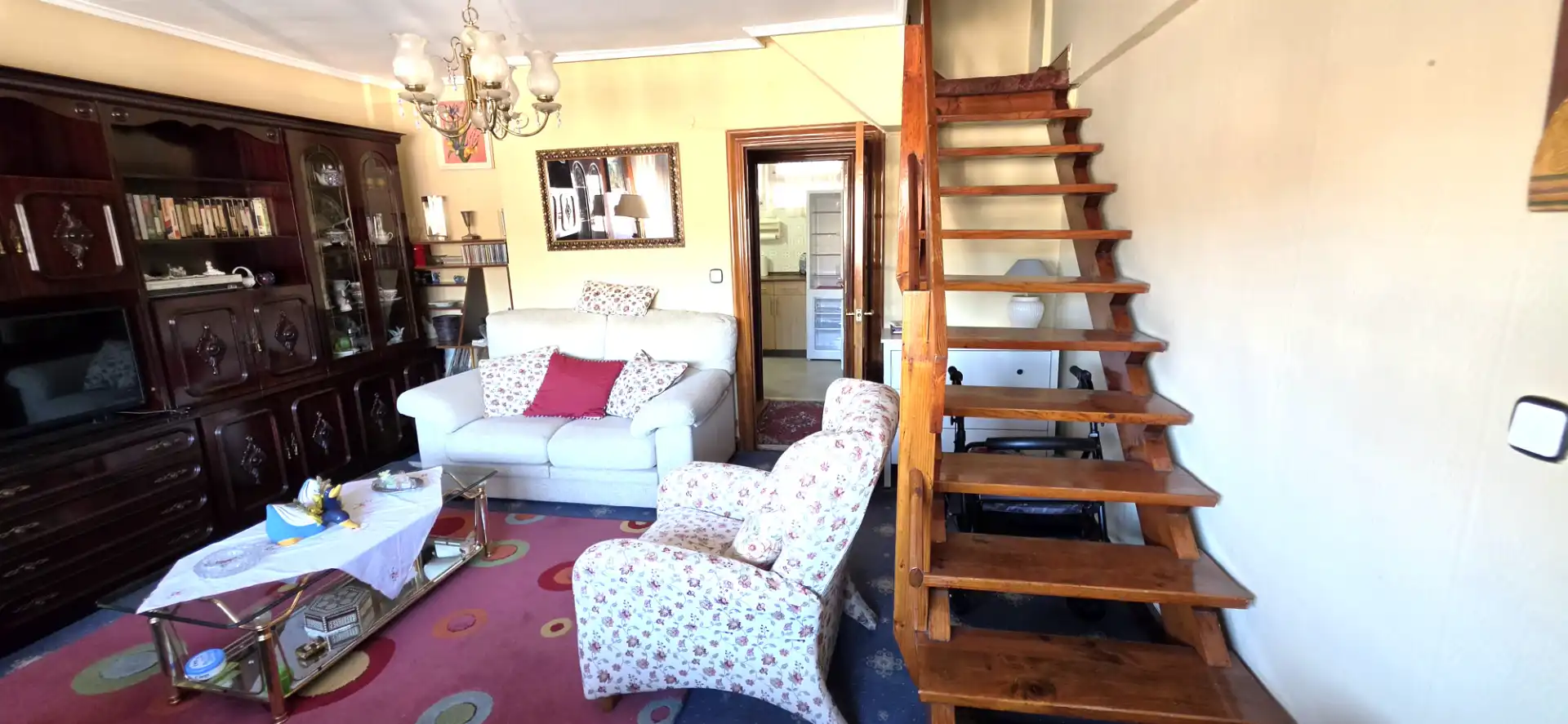 Sala de estar de Dúplex en venta en Bilbao  con Calefacción, Amueblado y Horno