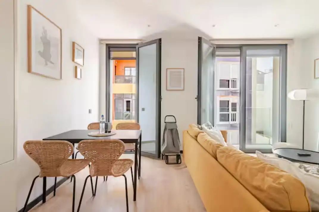 Terraza de Apartamento de alquiler en Las Palmas de Gran Canaria con Aire acondicionado, Calefacción y Parquet