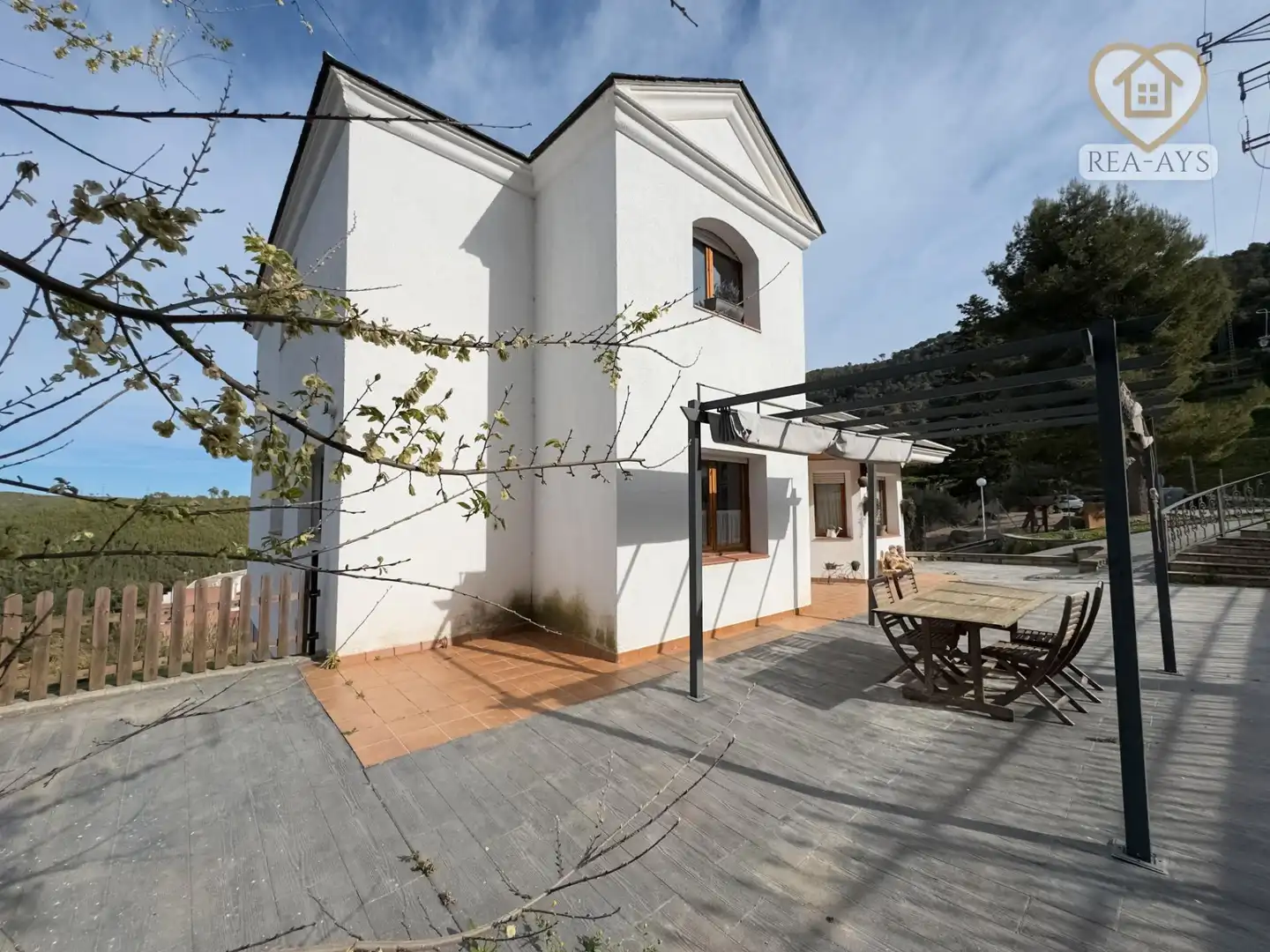 Vista exterior de Casa o chalet en venta en Vallirana con Calefacción, Jardín privado y Terraza