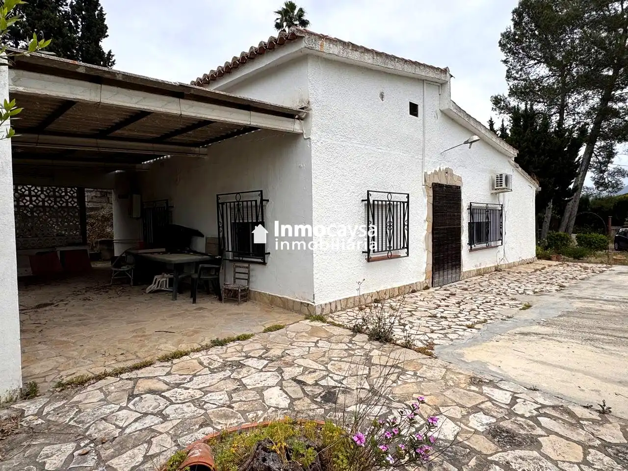 Vista exterior de Casa o chalet en venta en Xàtiva con Aire acondicionado, Jardín privado y Piscina