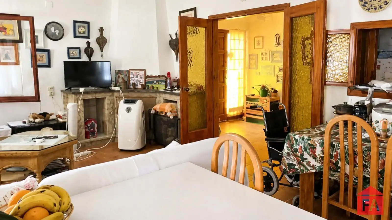 Sala de estar de Casa o chalet en venta en El Vendrell con Calefacción, Terraza y Amueblado