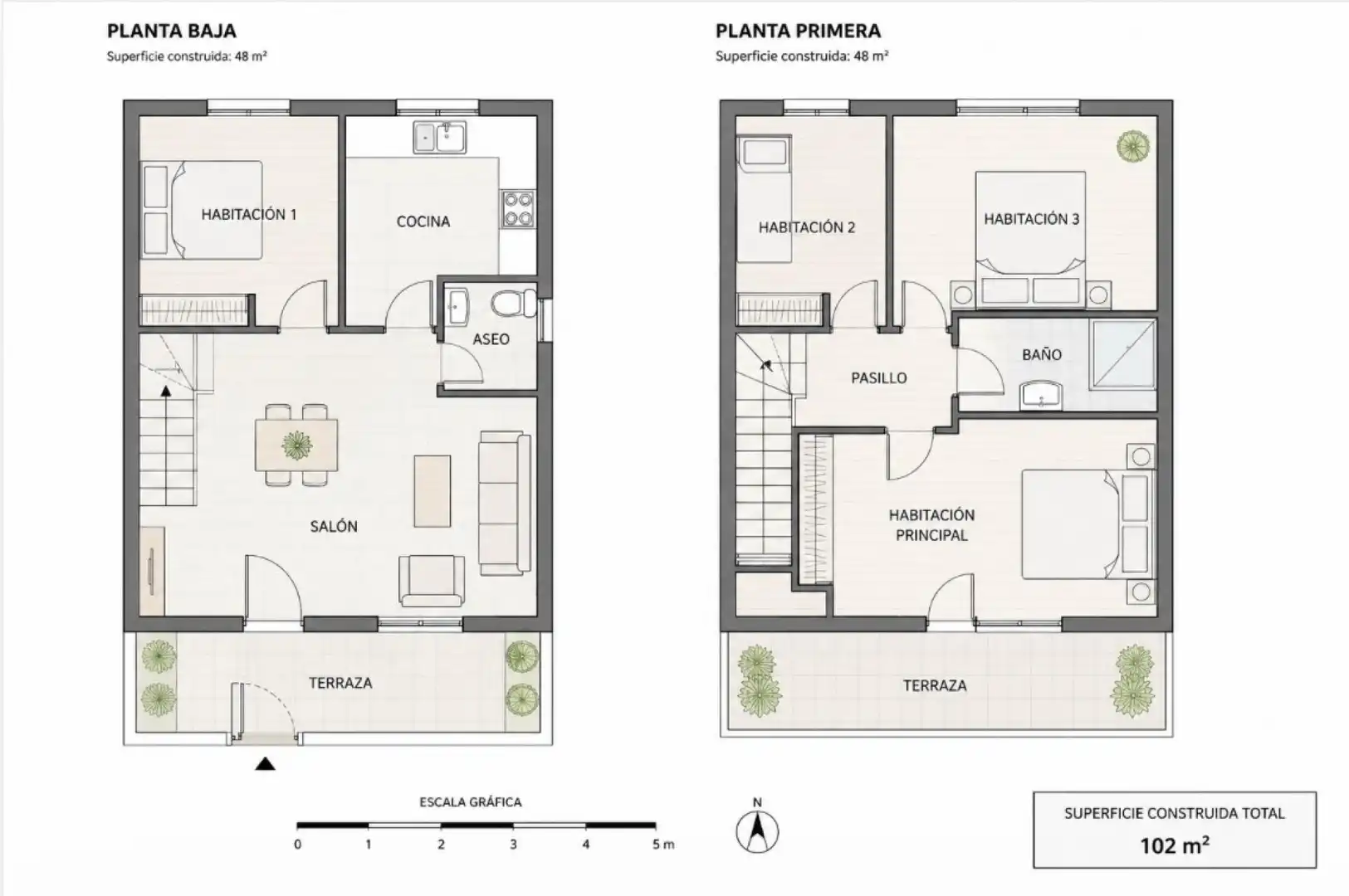 Casa adosada en venta en Cunit con Aire acondicionado, Calefacción y Terraza