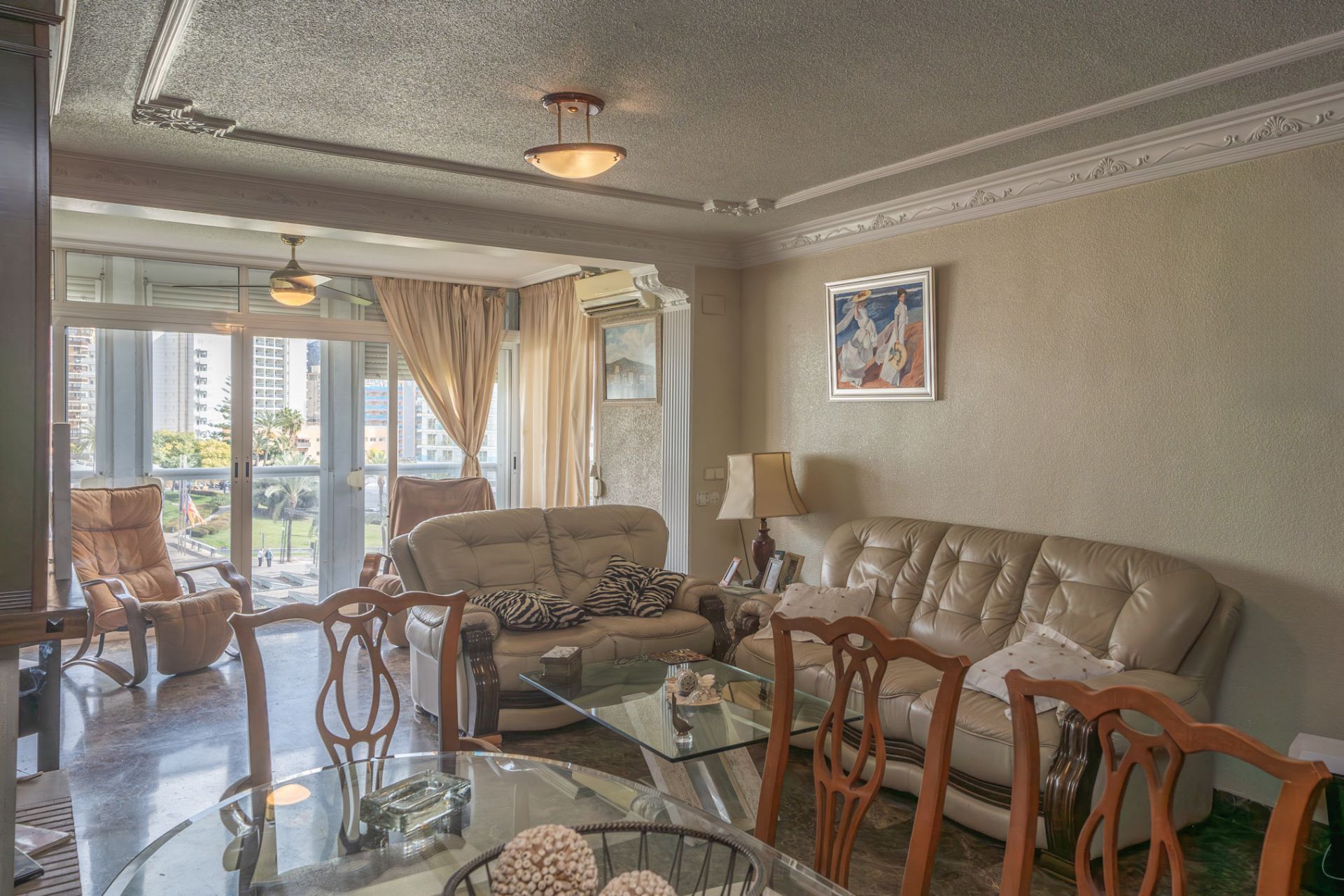 Living room of Flat for sale in Benidorm  with Air Conditioner, Storage room and Community pool