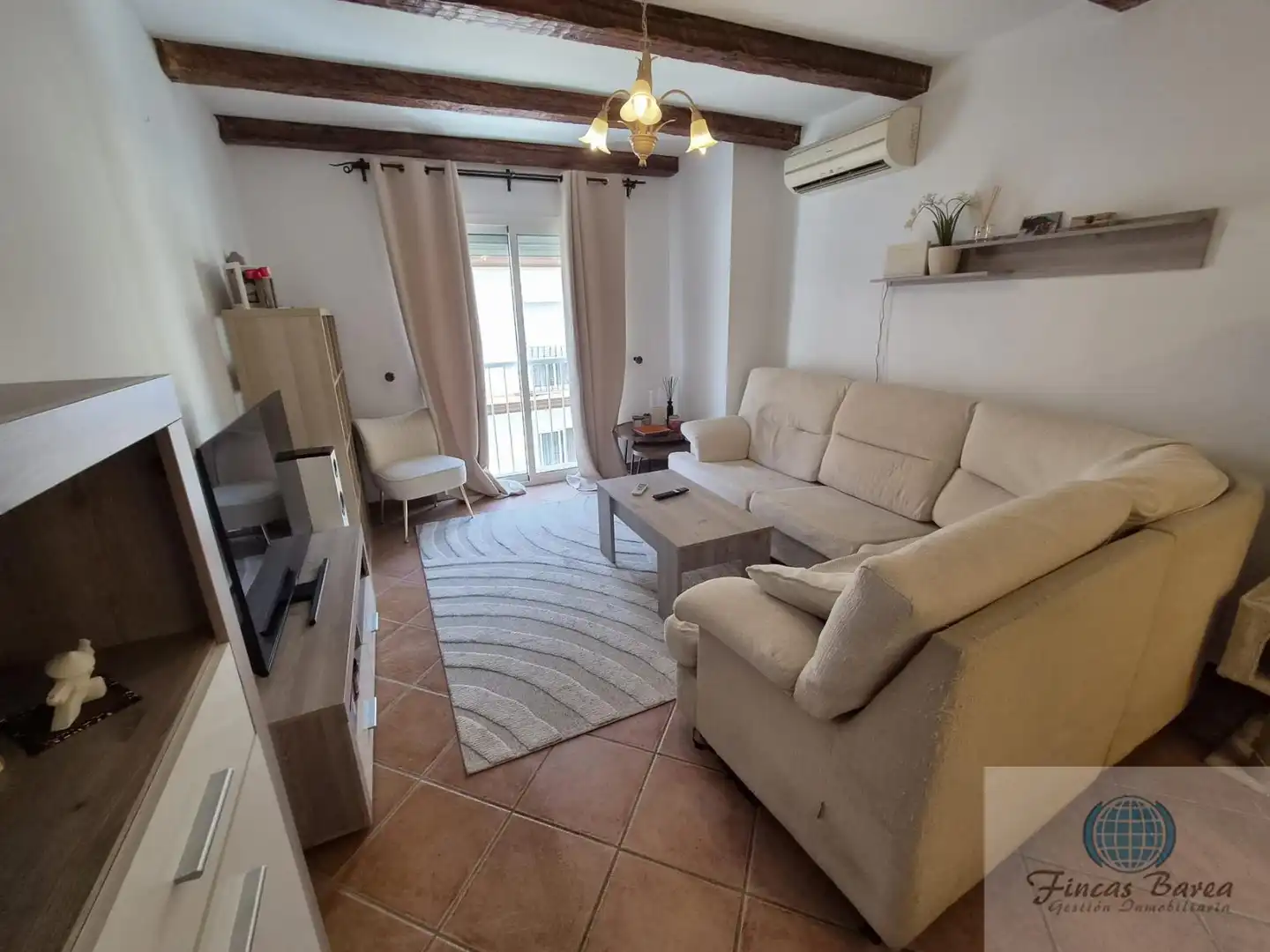 Living room of Flat for sale in Mijas  with Air Conditioner and Balcony