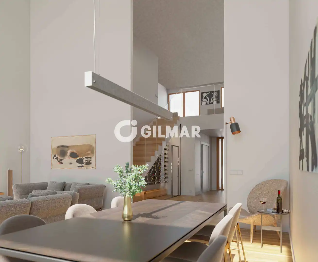 Sala de estar de Casa adosada en venta en Madrid con Calefacción, Jardín privado y Piscina