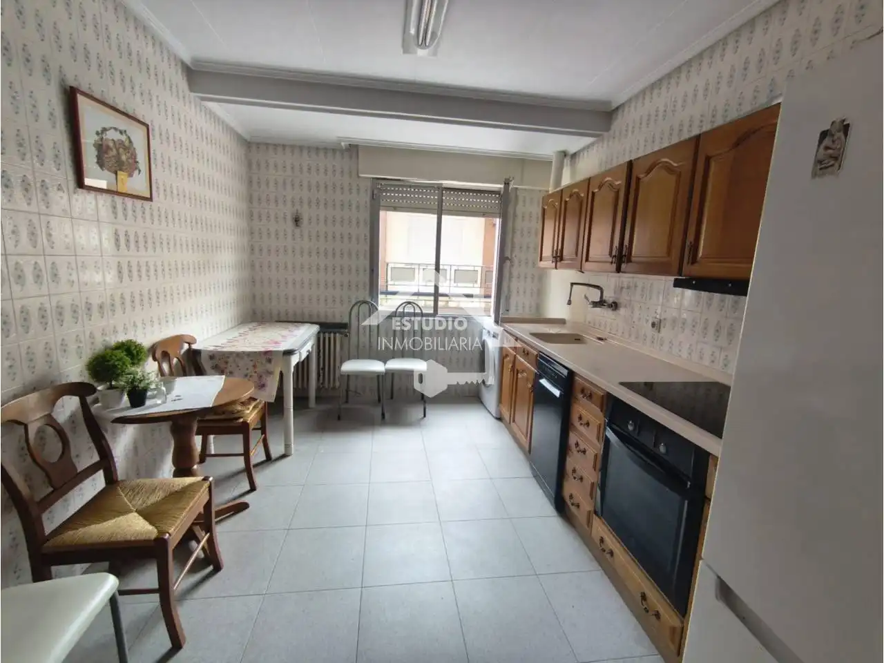 Küche von Wohnung zum Verkauf in Navarrete mit Heizung, Terrasse und Abstellraum