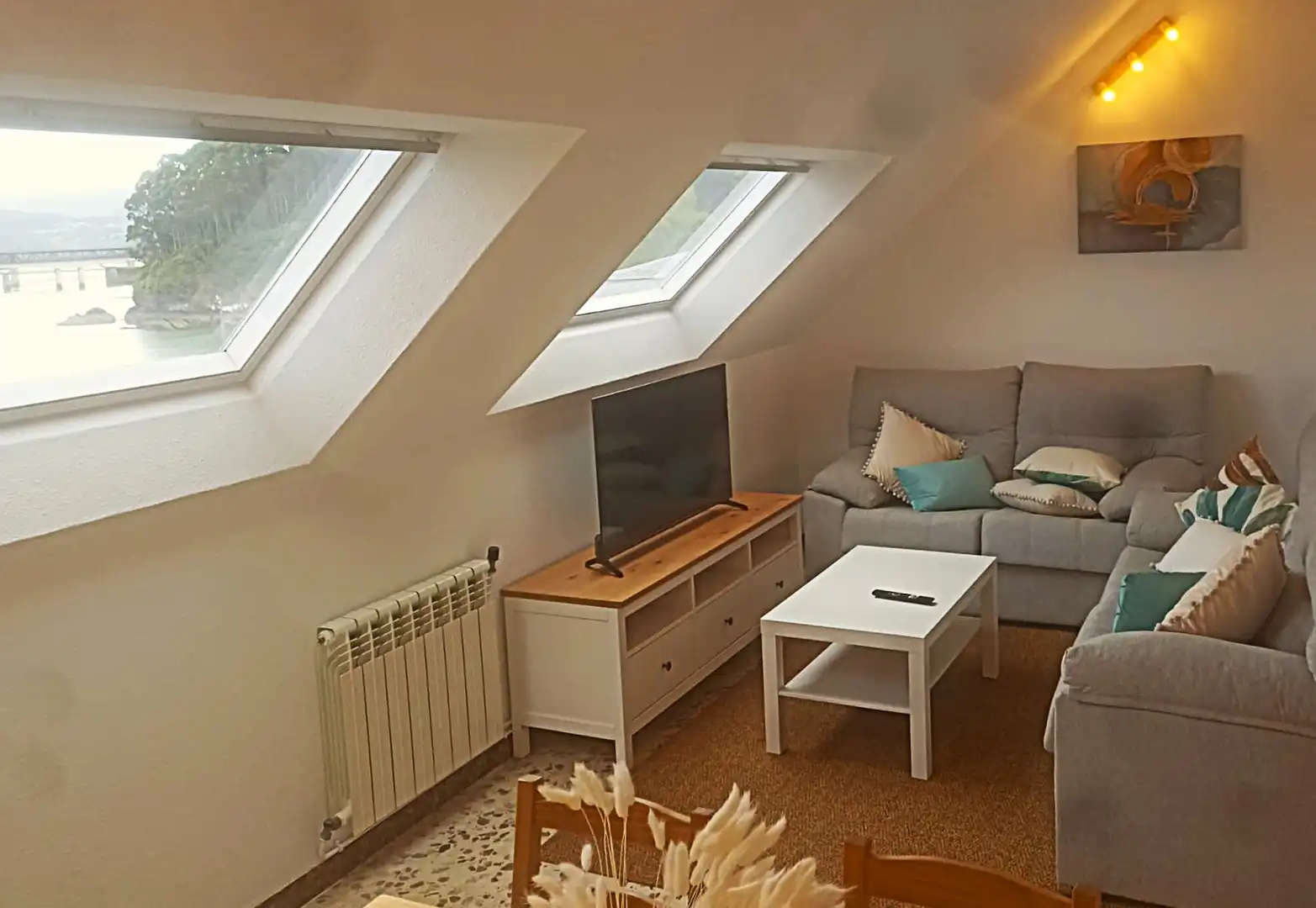 Wohnzimmer von Gebäude zum Verkauf in Mañón