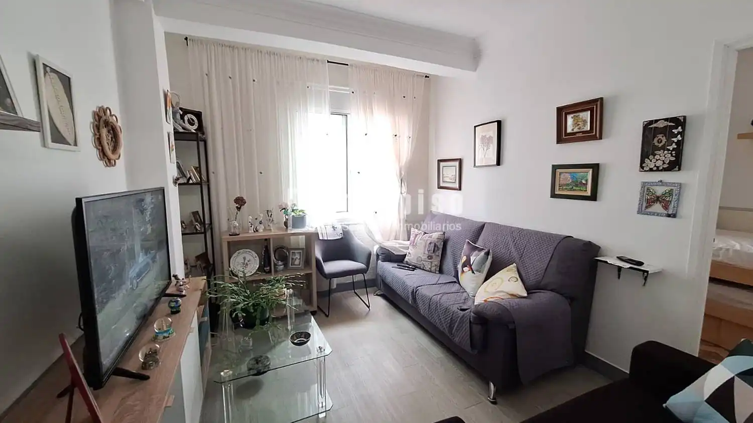 Sala d'estar de Pis en venda en A Coruña Capital 