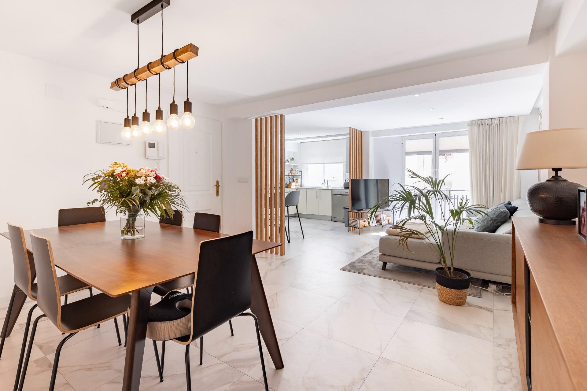 Dining room of Flat for sale in  Valencia Capital  with Air Conditioner, Terrace and Balcony