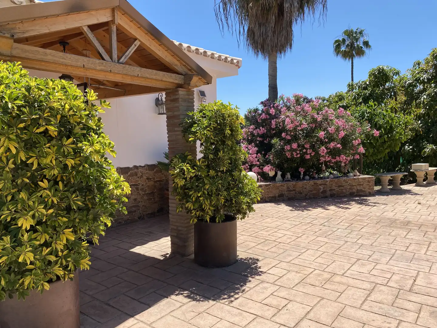 Terrace of Country homes for sale in Estepona  with Air Conditioner, Private garden and Terrace