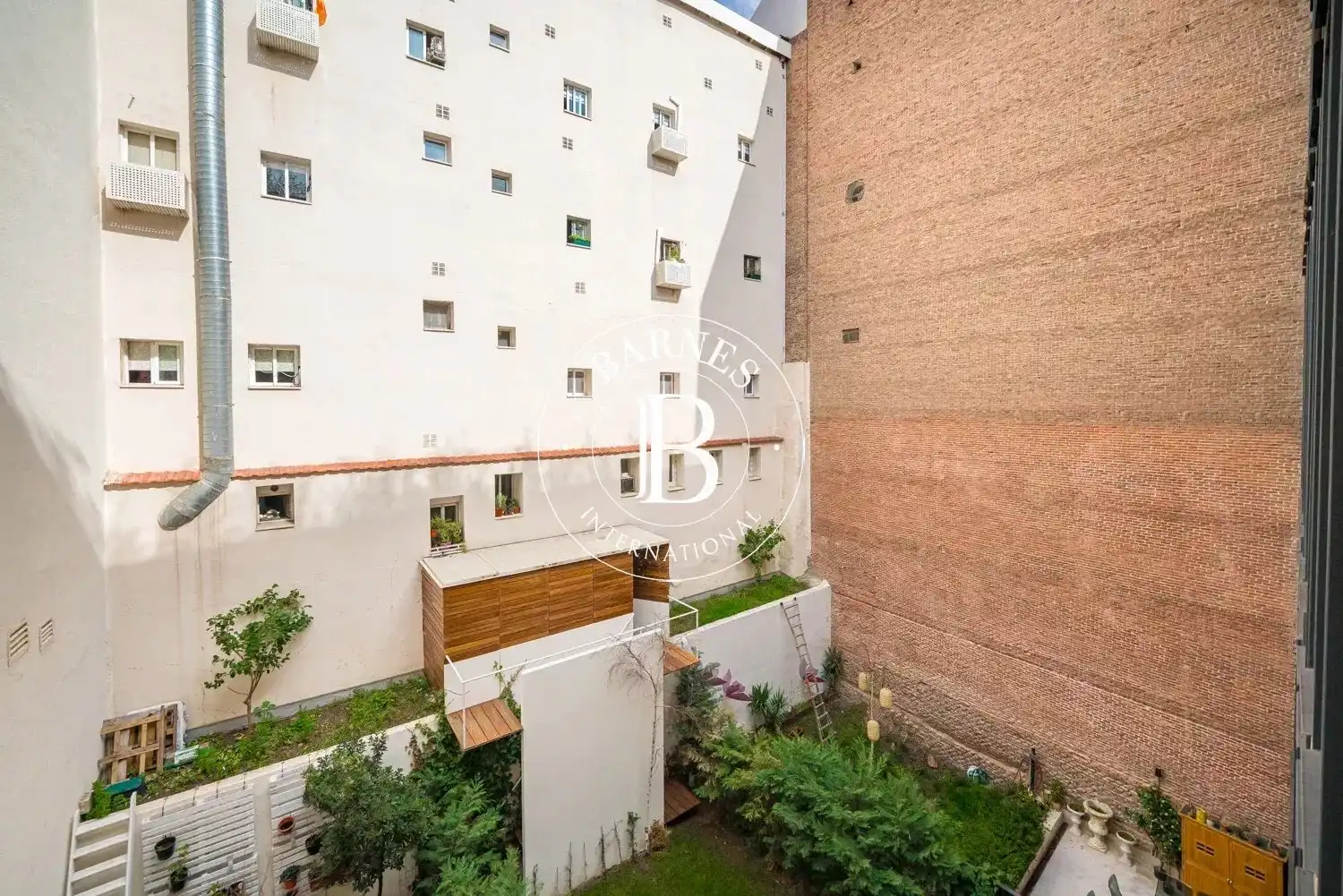 Garden of Flat for rent in Madrid  with Air Conditioner, Heating and Storage room