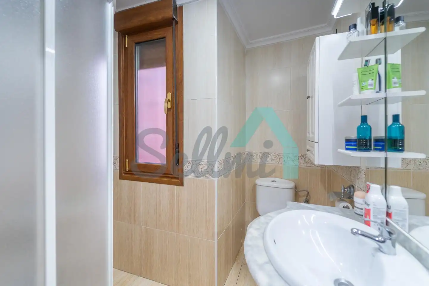 Baño de Piso de alquiler en Mieres (Asturias) con Calefacción y Amueblado