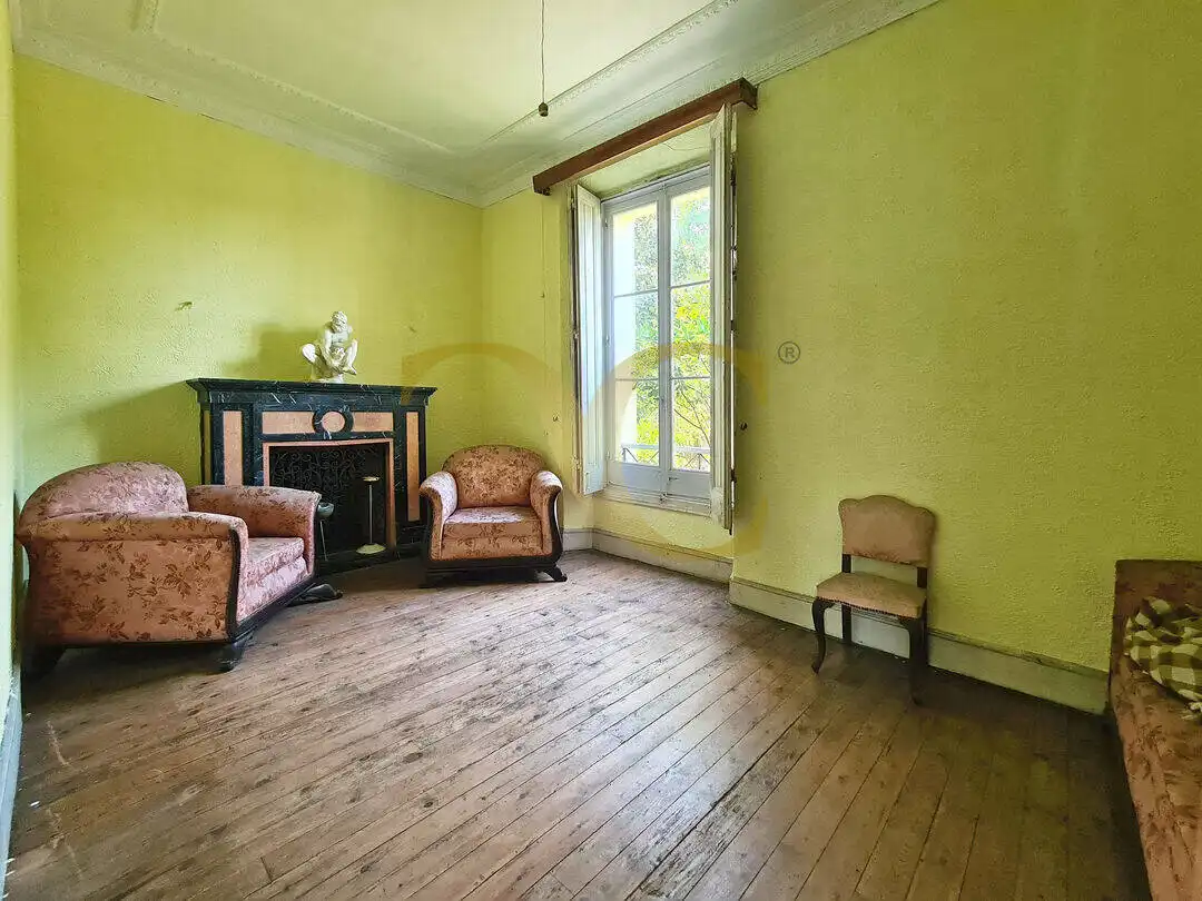 Sala d'estar de Casa o xalet en venda en Gijón  amb Jardí privat, Terrassa i Traster