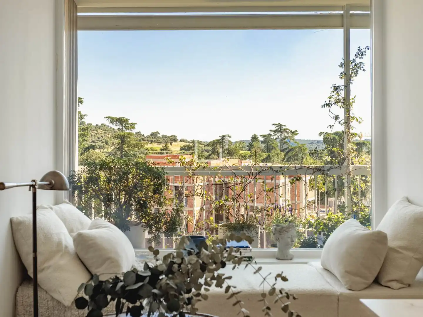 Terrace of Flat for rent in Madrid  with Air Conditioner, Heating and Private garden
