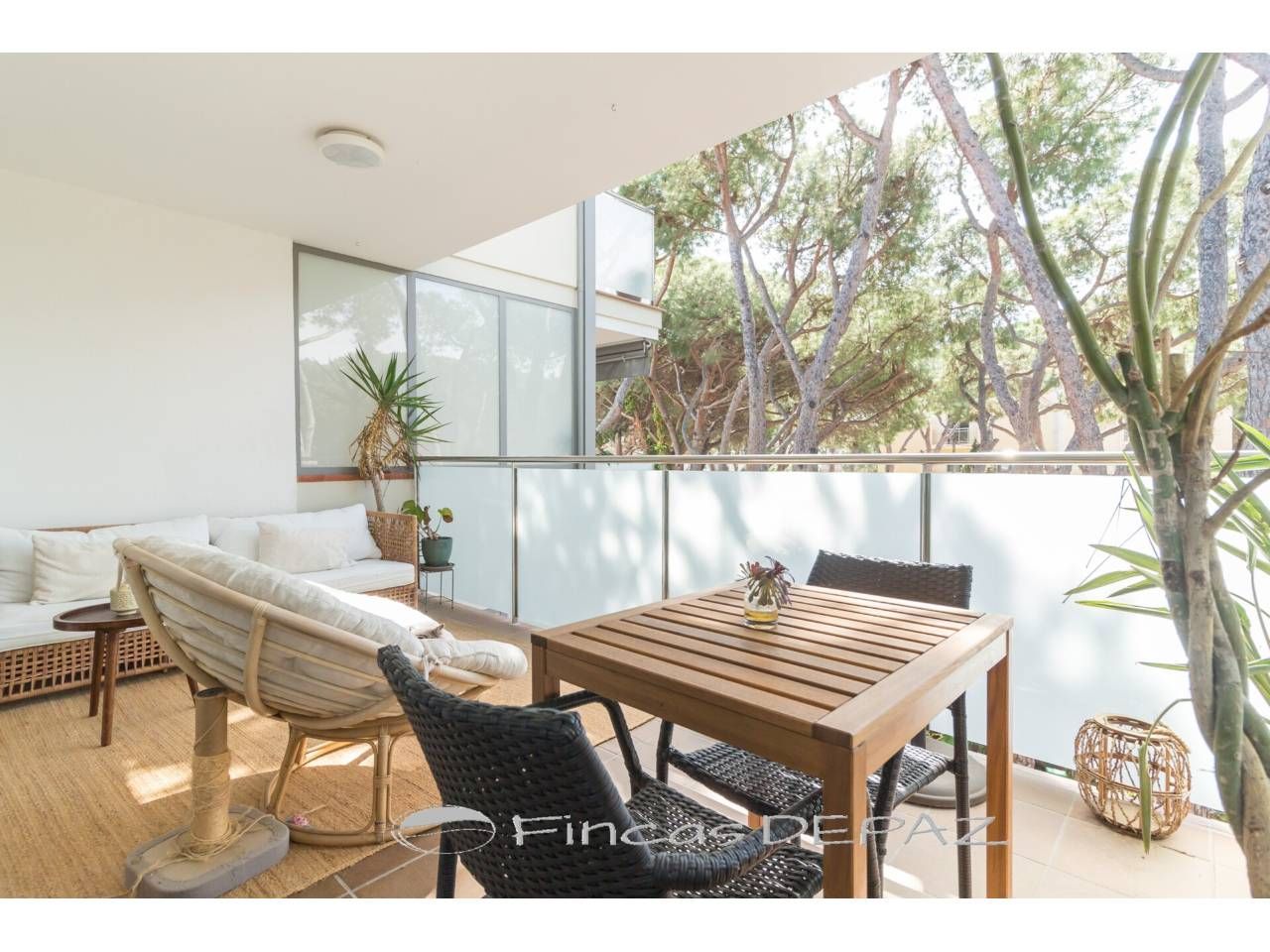 Terrace of Apartment for sale in Castelldefels  with Air Conditioner, Heating and Parquet flooring