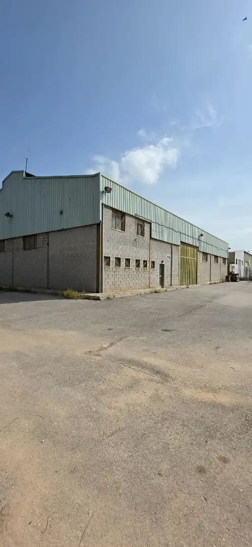 Vista exterior de Nau industrial en venda en Aspe amb Calefacció i Alarma
