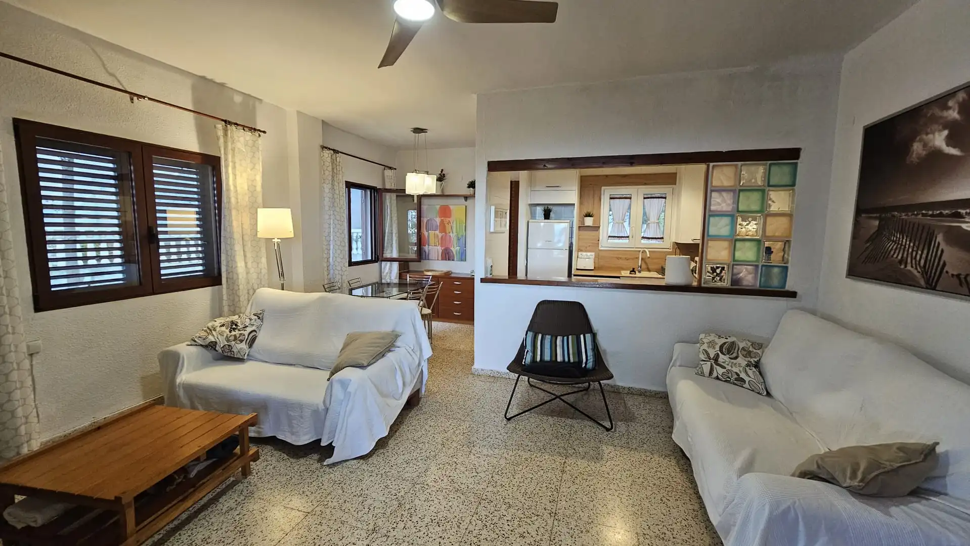 Sala de estar de Casa o chalet en venta en Alcalà de Xivert con Calefacción, Terraza y Trastero