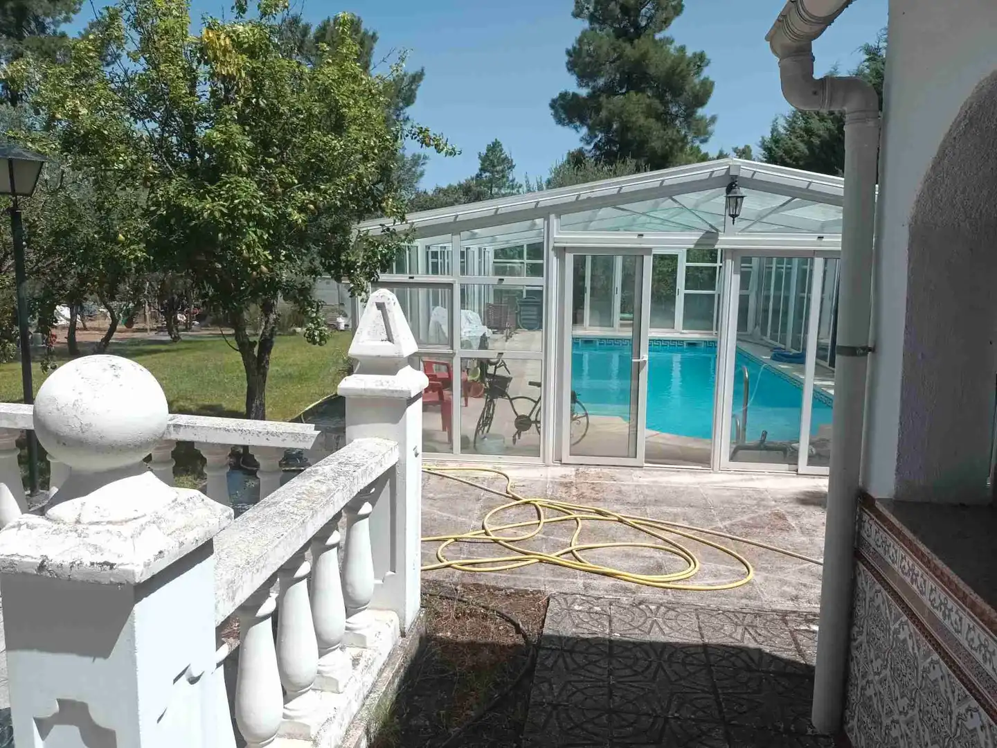 Piscina de Casa o xalet en venda en Marugán amb Calefacció, Jardí privat i Terrassa